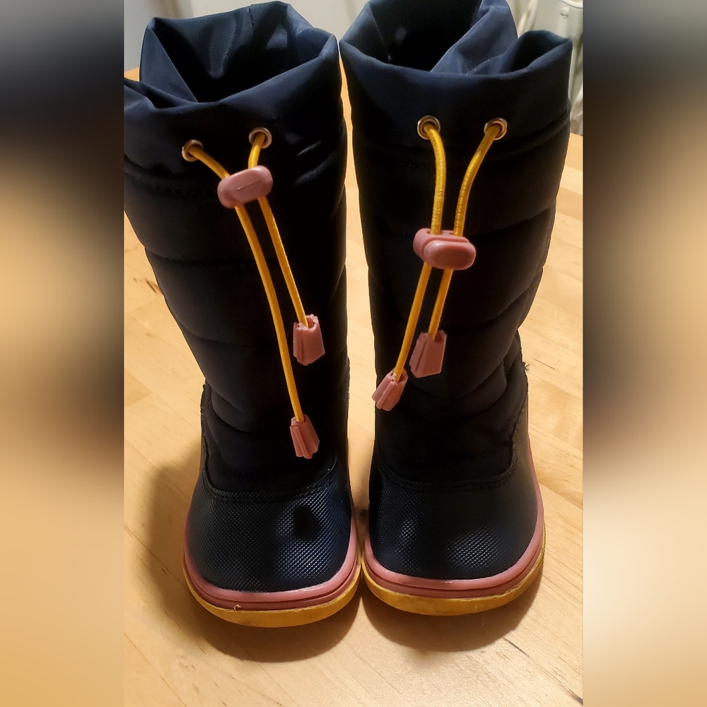 Kids' Black and Pink Boots